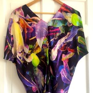 - Zero+ Maria Cornejo Printed Slip on dress